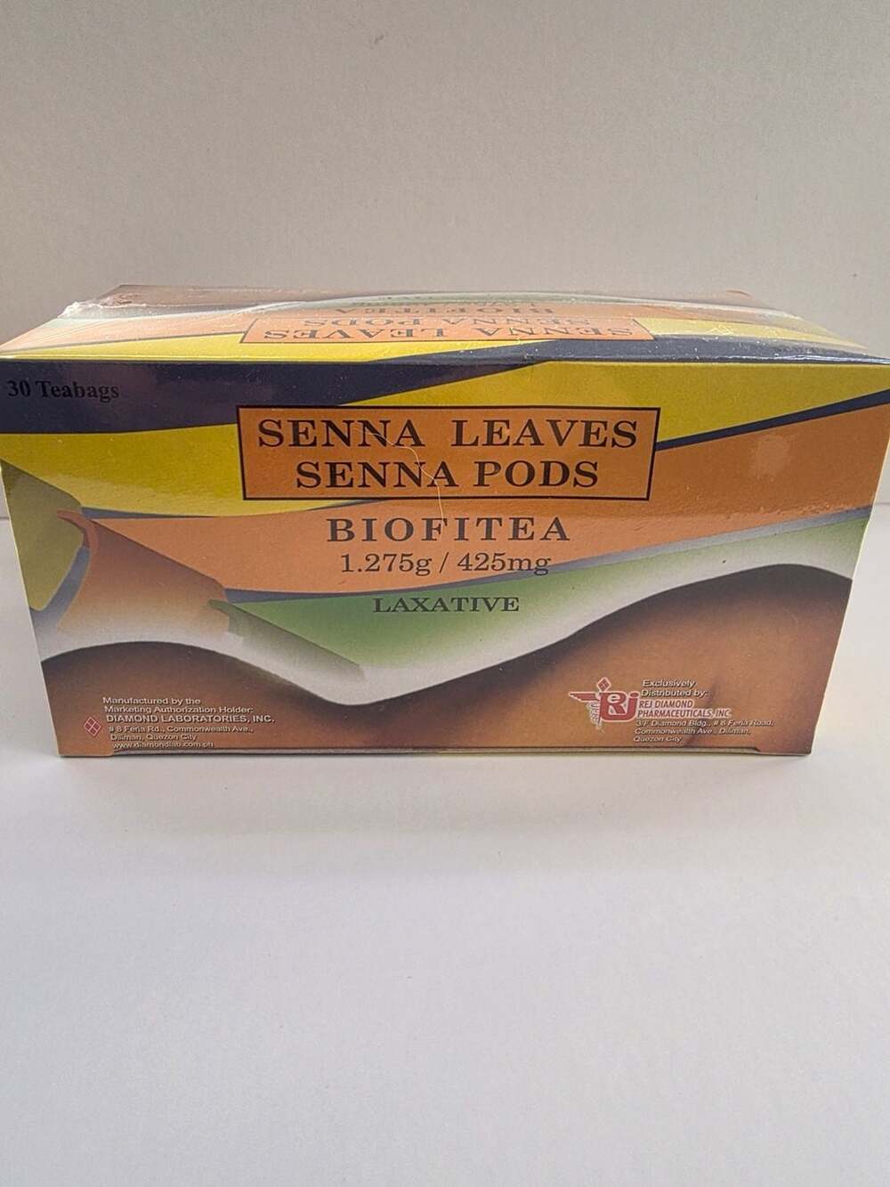 Biofitea Senna Leaves Senna Pods Herbal Laxative Tea 30 Teabags